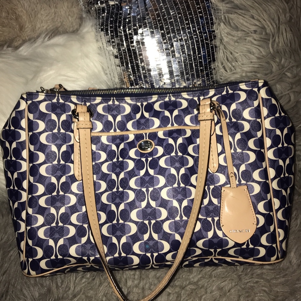 COACH HANDBAG/ BLUE